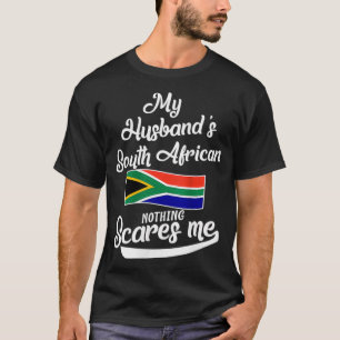 Camiseta Mulher Marido Sul-Africano Esposa Ann na África do