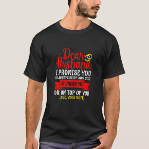 Camiseta Mulher: Melhor Aniversário Da Esposa Do Marido Ao 