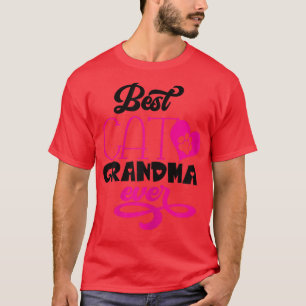 Camiseta Mulher Melhor Avó Gato Gatinho Amante de os animai