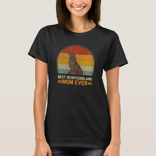 Camiseta Mulher: Melhor Cachorro da Terra Nova Mãe Nunca Ma (Frente)