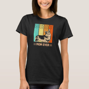 Camiseta Mulher Melhor Cachorro Galês de Corgi Mãe Nunca Ma