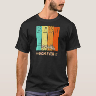 Camiseta Mulher Melhor Formiga Mãe Alguma Vez Retro Gráfico