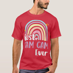 Camiseta Mulher: Melhor Gam Ever Boho Rainbow Mãe Engraçada