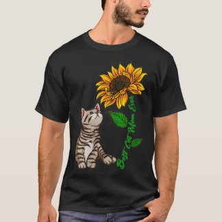 Camiseta Mulher Melhor Gato Mãe De Dia de as mães De Girass