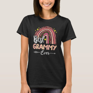 Camiseta Mulher: Melhor Grammy Ever Rainbow Lepard Xadrez M