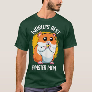 Camiseta Mulher: Melhor Hamster Mãe Pet Rodent Cute