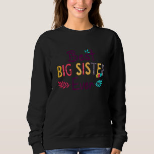 Camiseta Mulher Melhor Irmã Irmã Nunca Secura Floral Gran