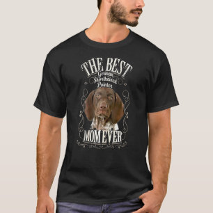 Camiseta Mulher: Melhor Pai Alemão De Ponteiro Para Cachorr