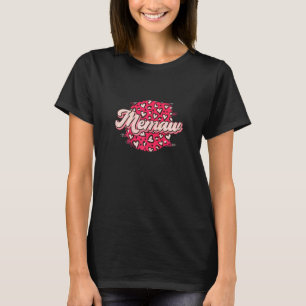 Camiseta Mulher: Memória Para Mulheres Leopardo Rosa Mãe Vi