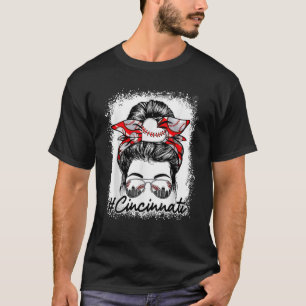 Camiseta Mulher Mensageira Baseball Lover Graphic Cinci Eng