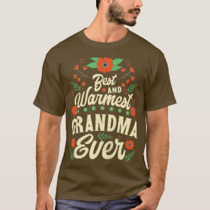 Camiseta Mulher: Mensagem De Dia de as mães Para A Avó