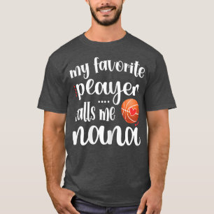Camiseta Mulher: Meu Jogador De Basquete Favorito Me Chama