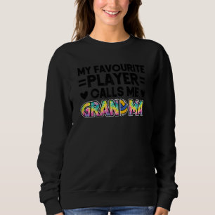 Camiseta Mulher meu jogador favorito me chama de vovó volle