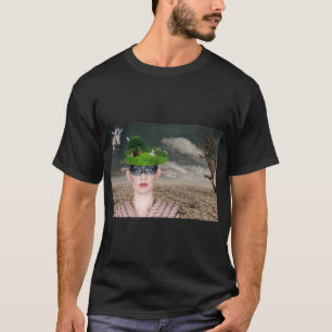 Camiseta Mulher Mística na Natureza do Deserto