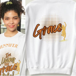 Camiseta Mulher moderna vivendo a Grace Life Personalizar