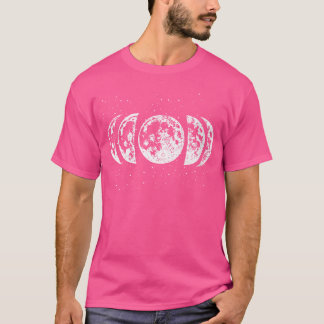 Camiseta Mulher Moon Phases Astronomia