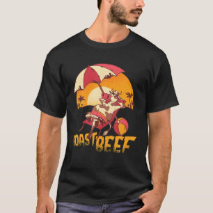 Camiseta Mulher Motif Engraçada - Vaca De Carne Torrada Co