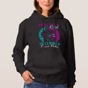 Camiseta Mulher Motocross Sim eu sou uma garota e sim eu an
