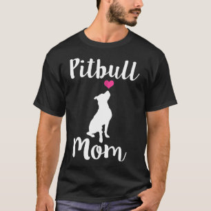 Camiseta Mulher Mulheres Pitbull Mãe Pit Touro Cachorro Mam