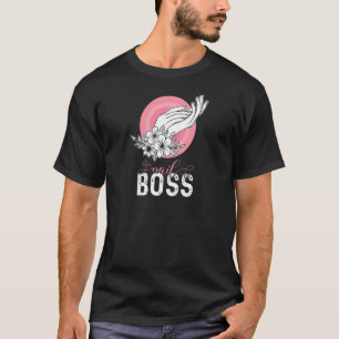 Camiseta Mulher Nail Chefe Artista De Tecnologia Para Mulhe