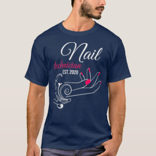 Camiseta Mulher Nail Technics Diploma Shirt Nail Tech
