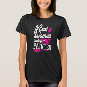 Camiseta Mulher Namorada do House Painter Mulher Real