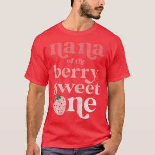 Camiseta Mulher Nana do Berry Sweet One Strawberry Firs
