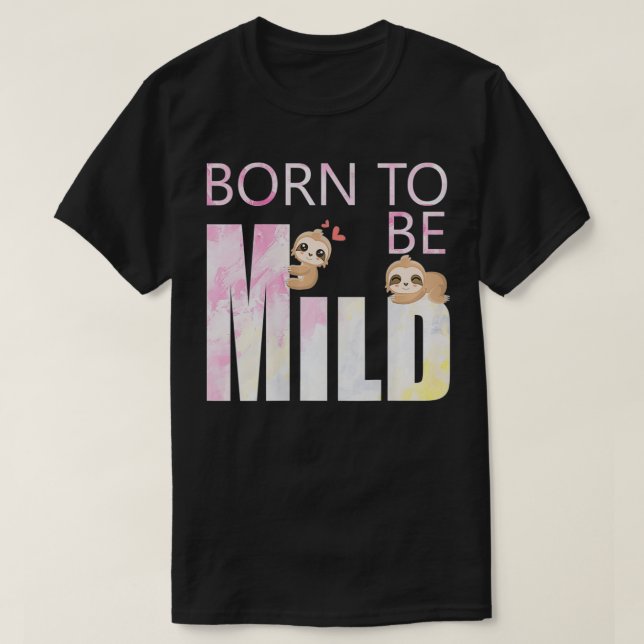 Camiseta Mulher Nascer giro para ser leve (Frente do Design)