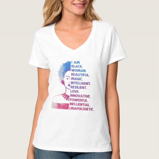 Camiseta Mulher Negra (Frente)