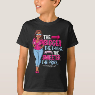 Camiseta Mulher Negra Americana Divertida