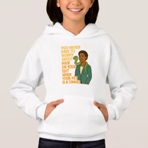 Camiseta Mulher Negra & Cobra de Estimação – Citação Engraç