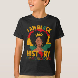 Camiseta Mulher negra História negra mulheres africanas His