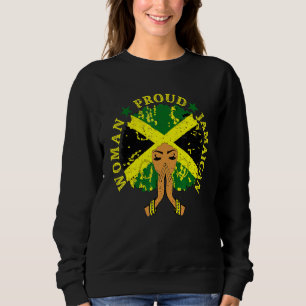 Camiseta Mulher negra jamaicana: Orgulho Jamaica Afro