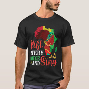 Camiseta Mulher Negra Levanta Todas As Vozes E Canta Histor