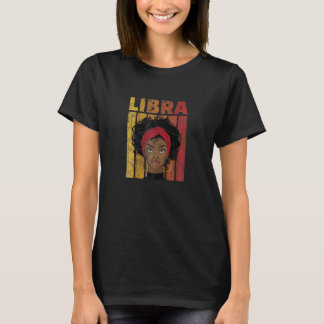 Camiseta Mulher Negra Libra Negra Afro-Americana