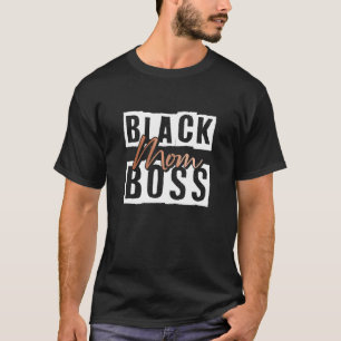 Camiseta Mulher Negra Mãe Chefe História Negra Mês Mela