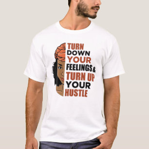 Camiseta Mulher Negra Melanin Mulheres Sistas Raparigas Rap