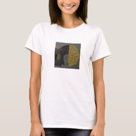 Camiseta Mulher Negra Tipografia Afro Empoderamento Branco