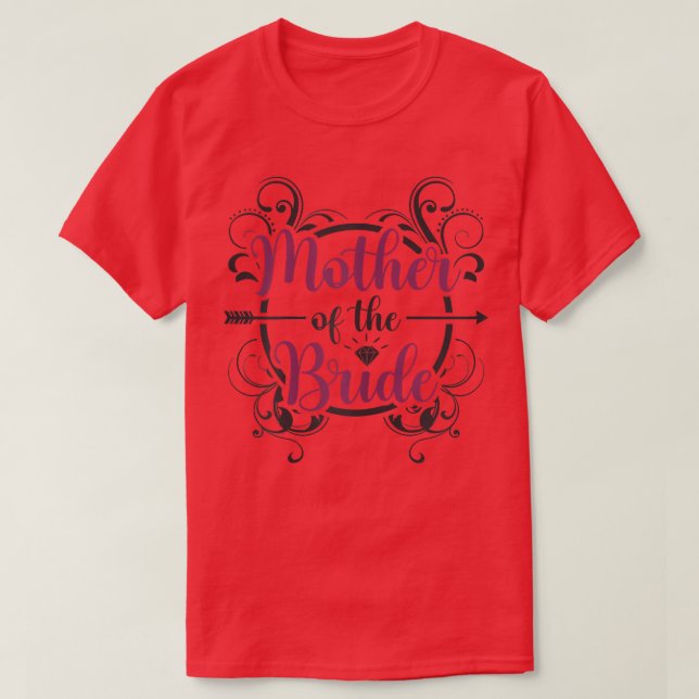 Camiseta Mulher Noiva Mãe Da Noiva1357 (Frente do Design)