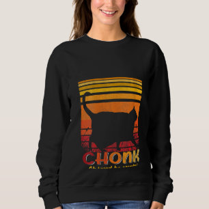 Camiseta Mulher Oh Senhor Ele Está Chegando Em Chonk Scale