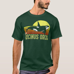 Camiseta Mulher Orca Assassina Golfinho-Baleia Ciência Mari
