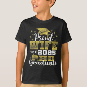 Camiseta Mulher Orgulhosa Cl De Doutorado De Formando De Ph