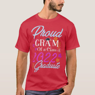 Camiseta Mulher Orgulhosa Gram de Classe do Formando Seni 2