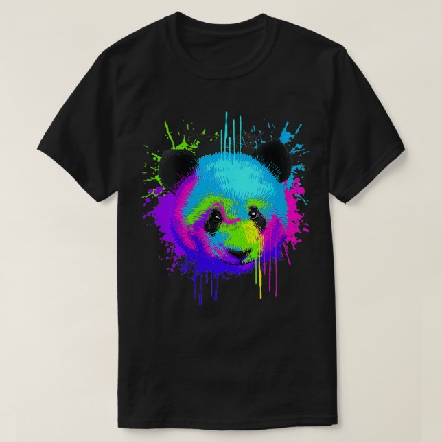 Camiseta Mulher: Panda Gift Animal Panda Bear Lov (Frente do Design)
