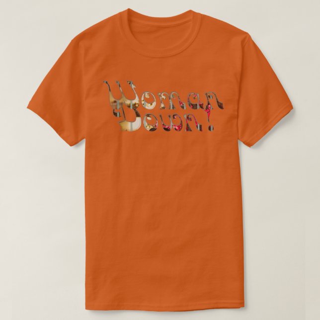 Camiseta Mulher para Baixo (Frente do Design)