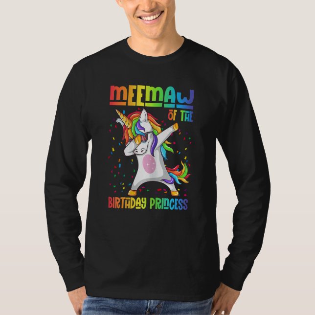 Camiseta Mulher: Parada Da Princesa Aniversário Dabbing Uni (Frente)