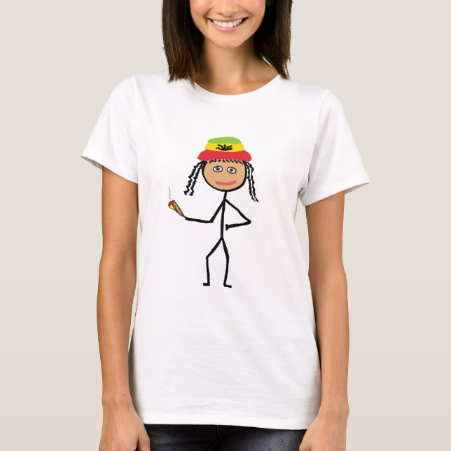 Camiseta Mulher Pau Rasta (Frente)