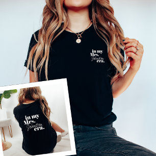 Camiseta Mulher Personalizada Era Noiva Lua de mel Trendy L