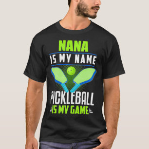 Camiseta Mulher Pickleball Avó Nana Pickleball Gift Gr