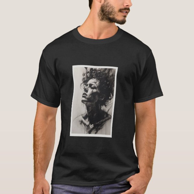 Camiseta Mulher Pintada (Frente)